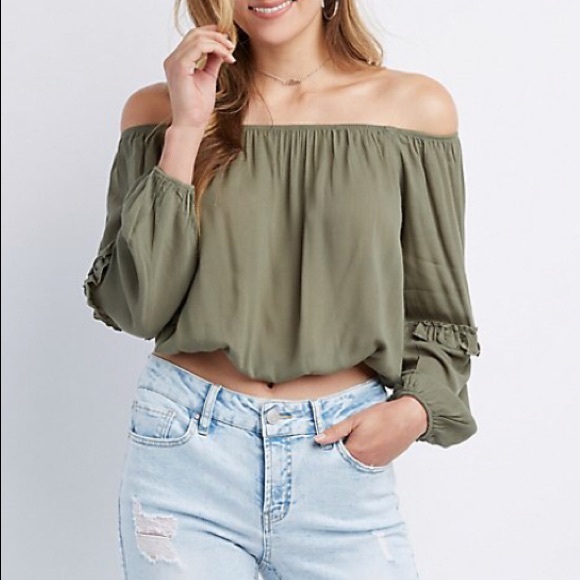 Charlotte Russe Tops - New Off the Shoulder Top